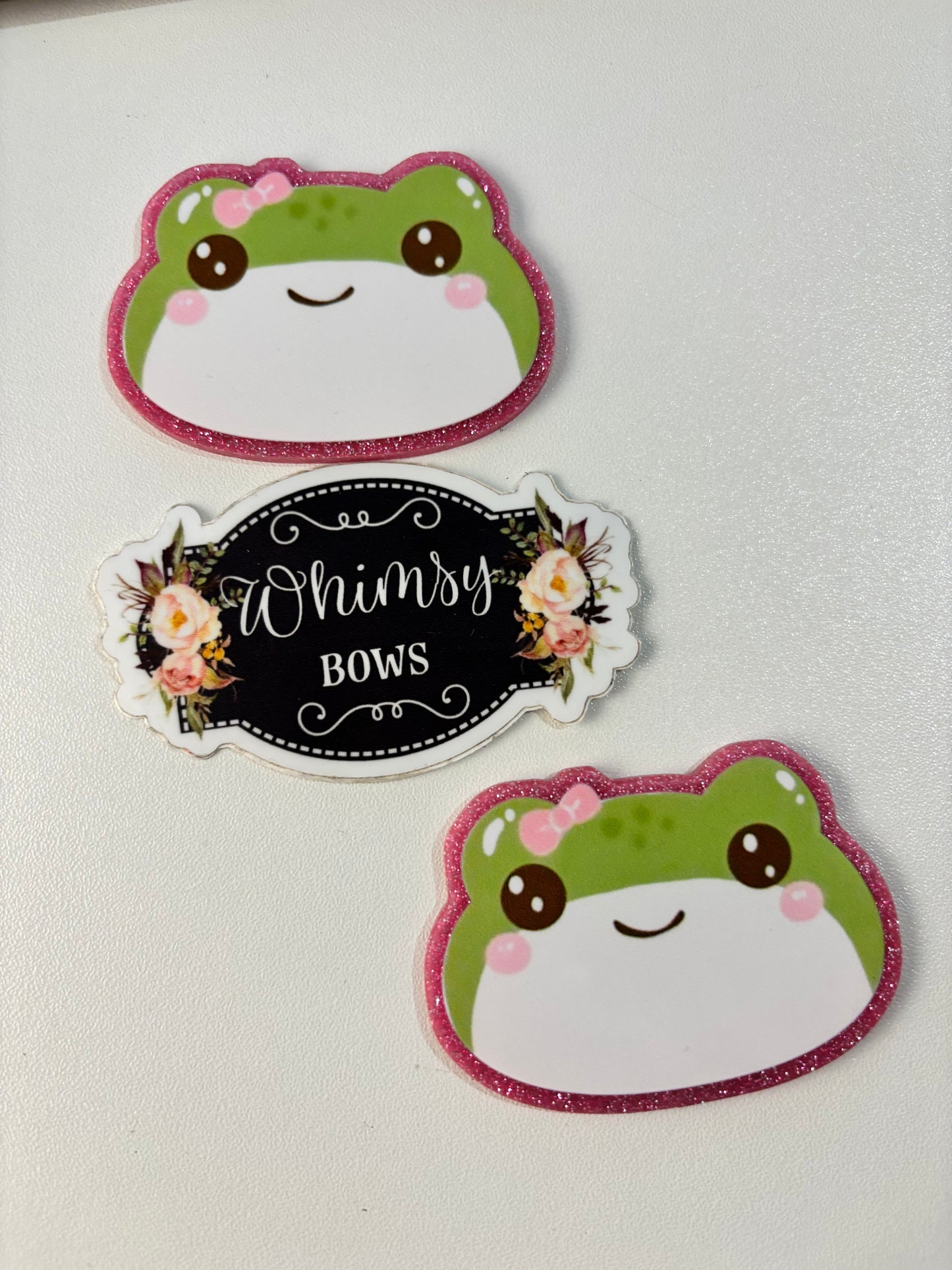 CUTE FROG GLITTER RESIN