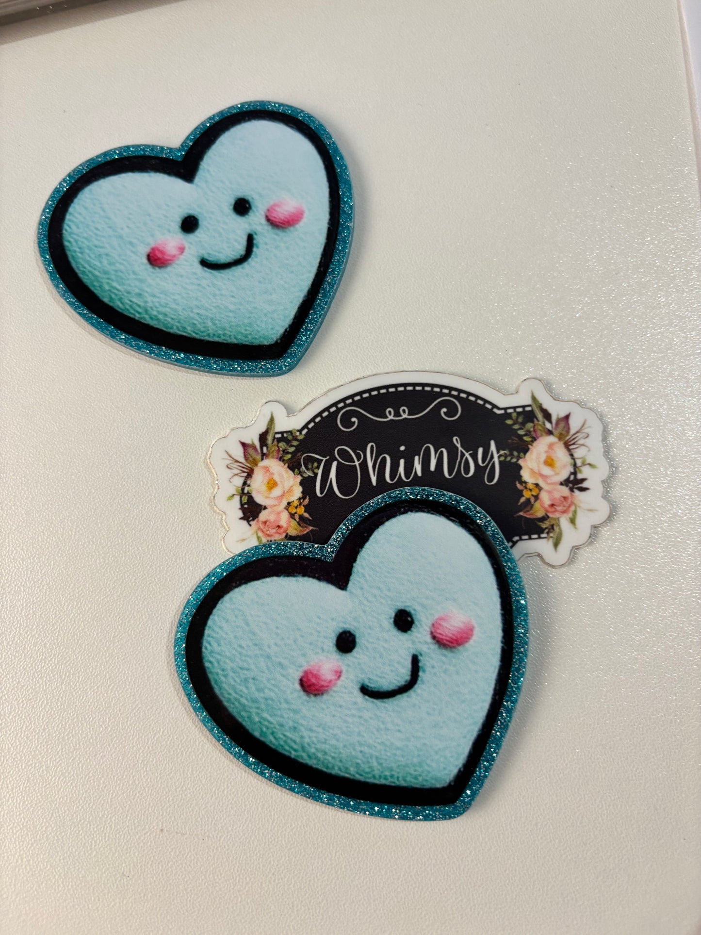 HEART GLITTER RESIN
