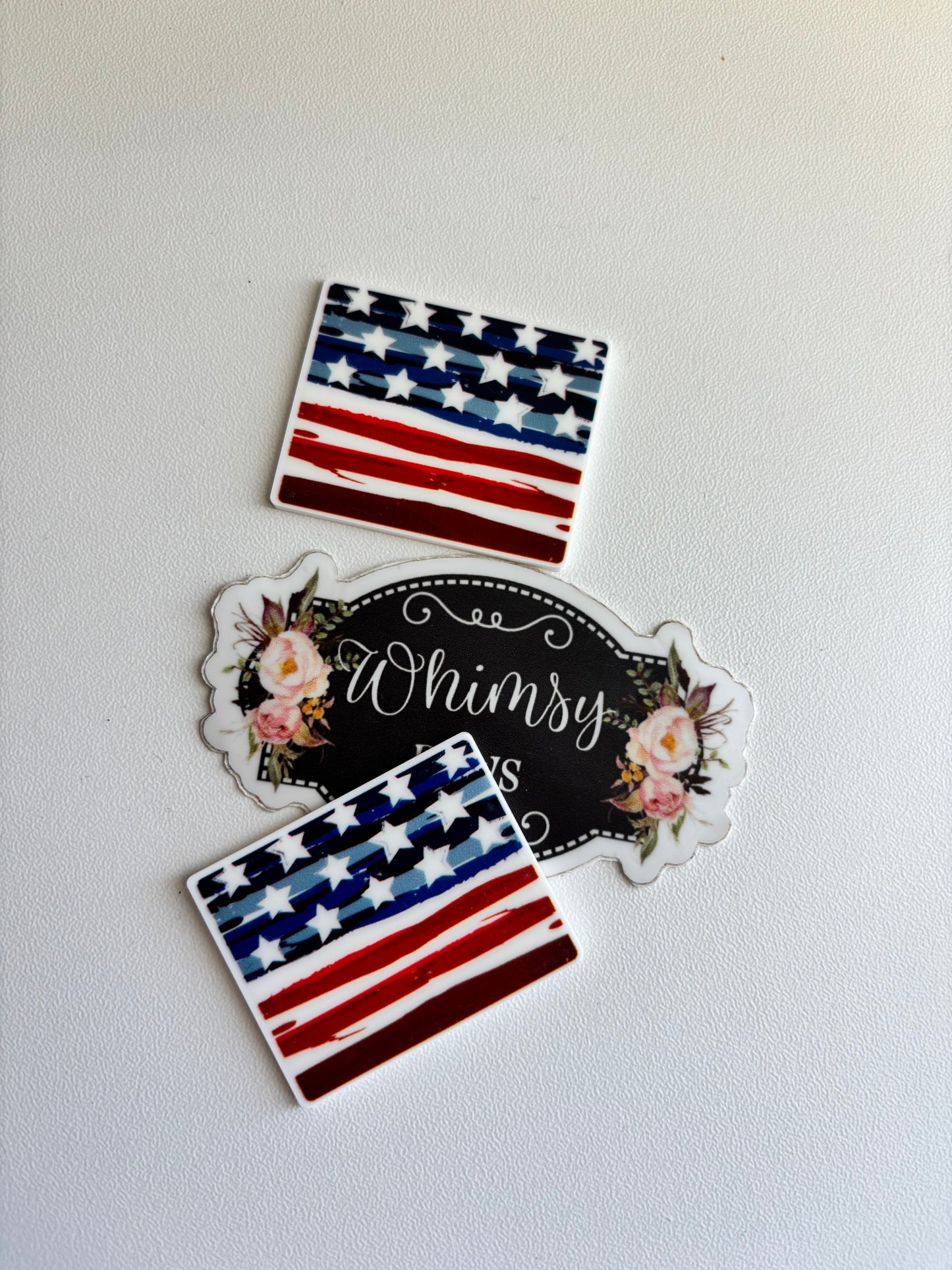 Flag Fourth of July small Resin