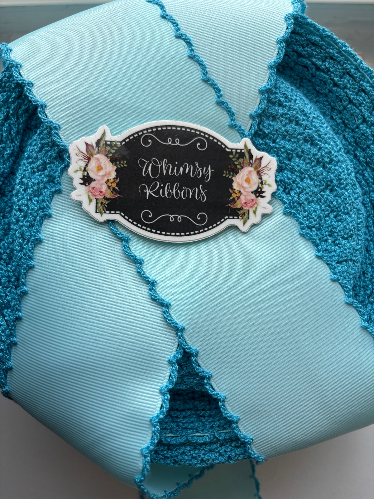2 INCH LIGHT BLUE W TURQUOISE