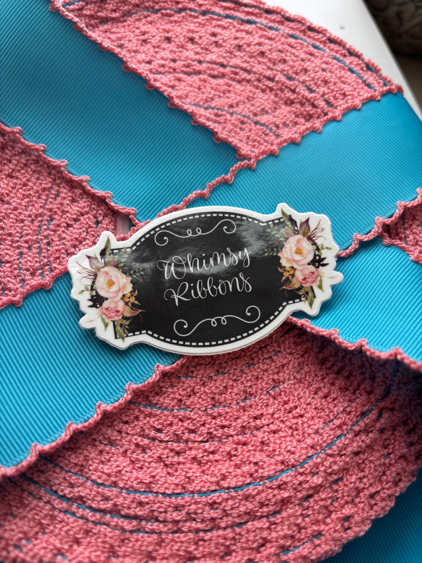 1.5 TURQUOISE W PINK MOONSTICH