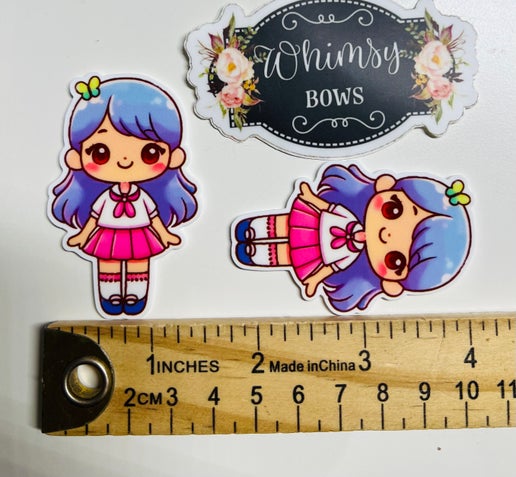 CUTE little girl back to school resin large