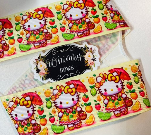 2 INCH HK FRUITS ON YELLOW