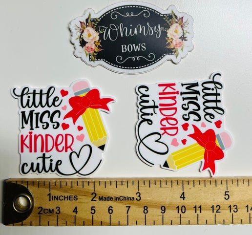 Little miss kinder cutie large resin