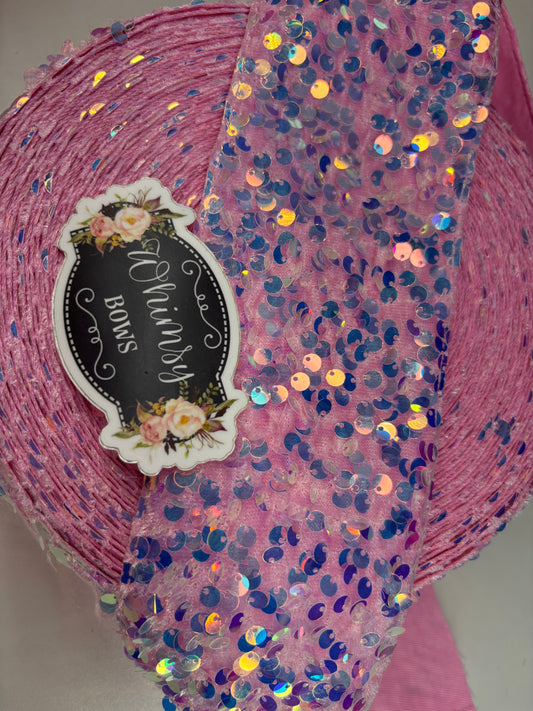 3 INCH LIGHT PINK  SEQUIN36 inches