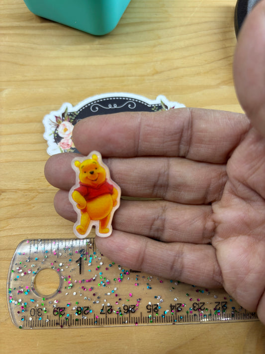 POOH Glitter  RESIN SMALL