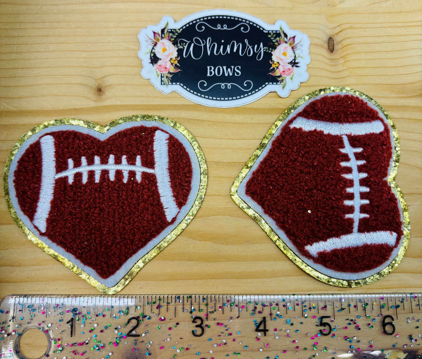 FOOTBALL  LARGE PATCH - bow center