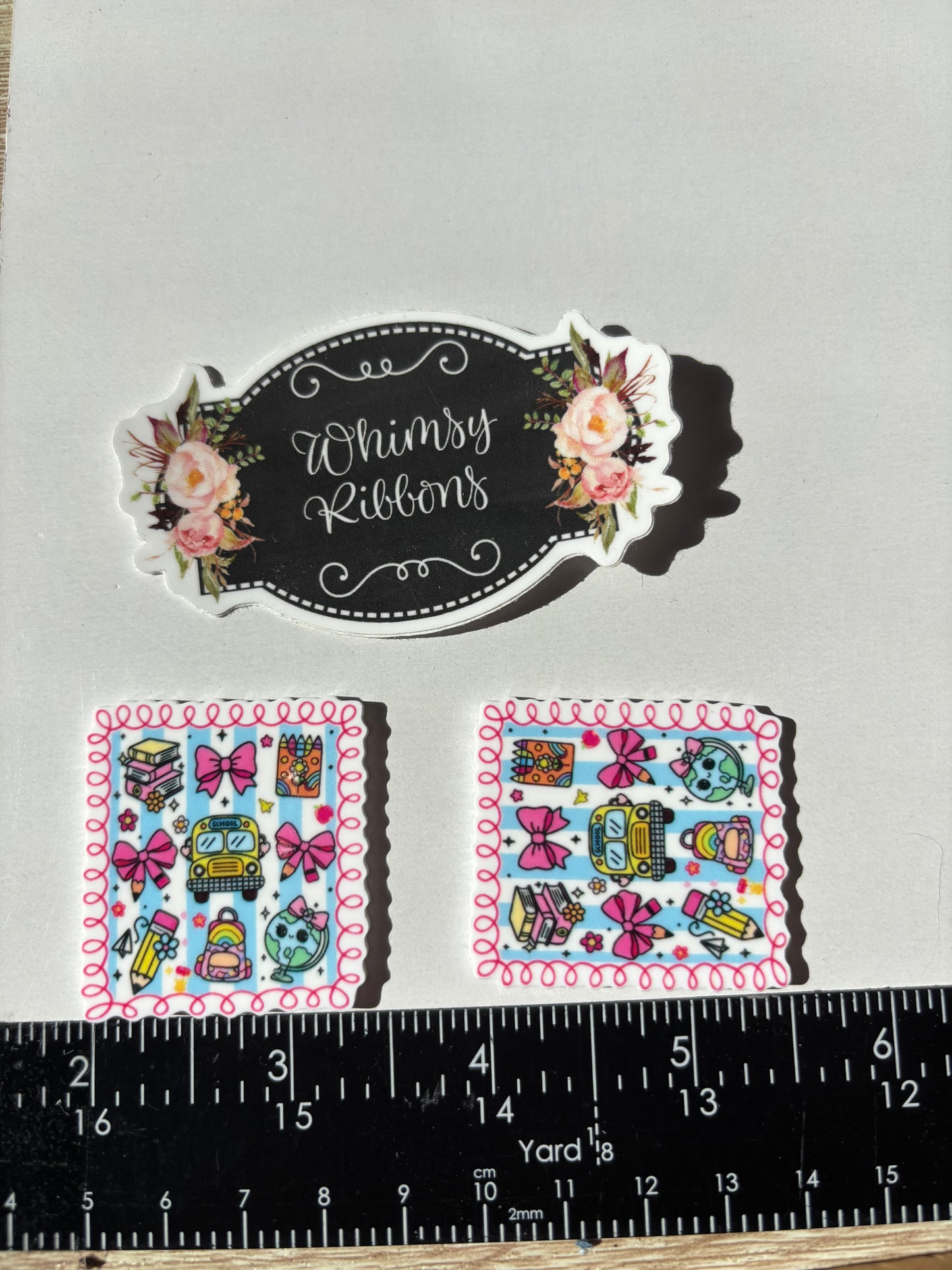 SMALL RESIN SCHOOL SUPPLIES