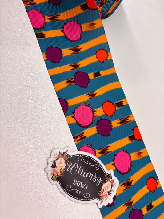 LORAX TREES 3 INCH  RIBBON SALE