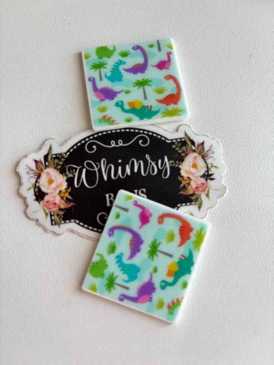 DINO SQUARE  RESIN  SMALL