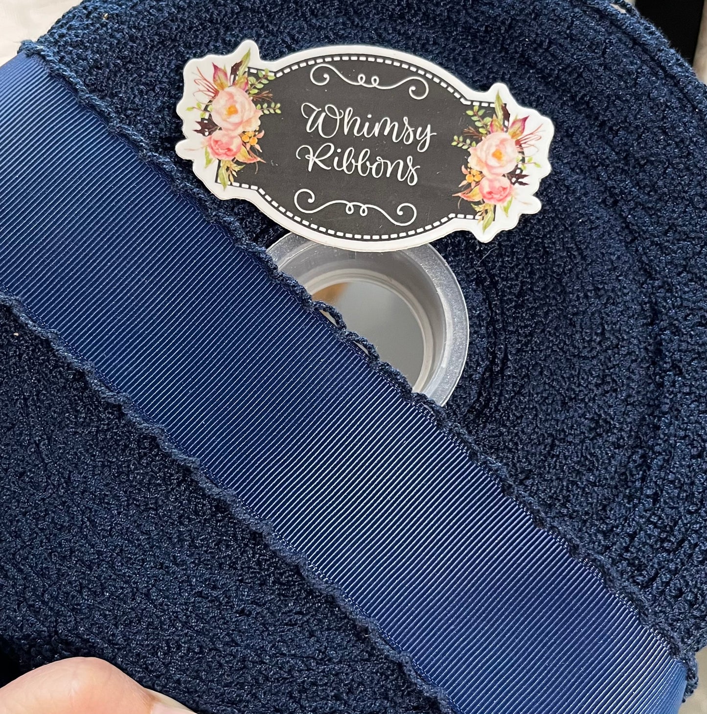 1.5 NAVY WITH NAVY STITCHING