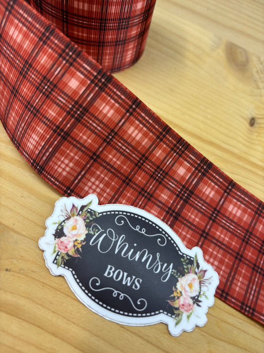 FALL PLAID 2 inch Ribbon
