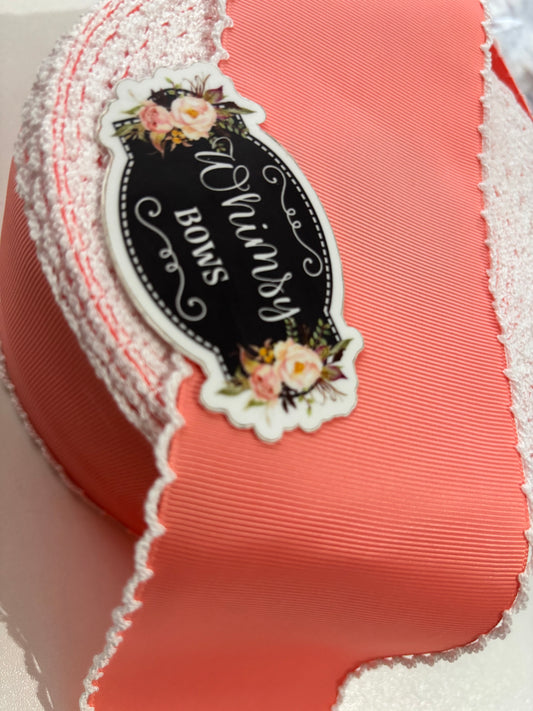 1.5. CORAL WITH WHITE MOONSTITCHING