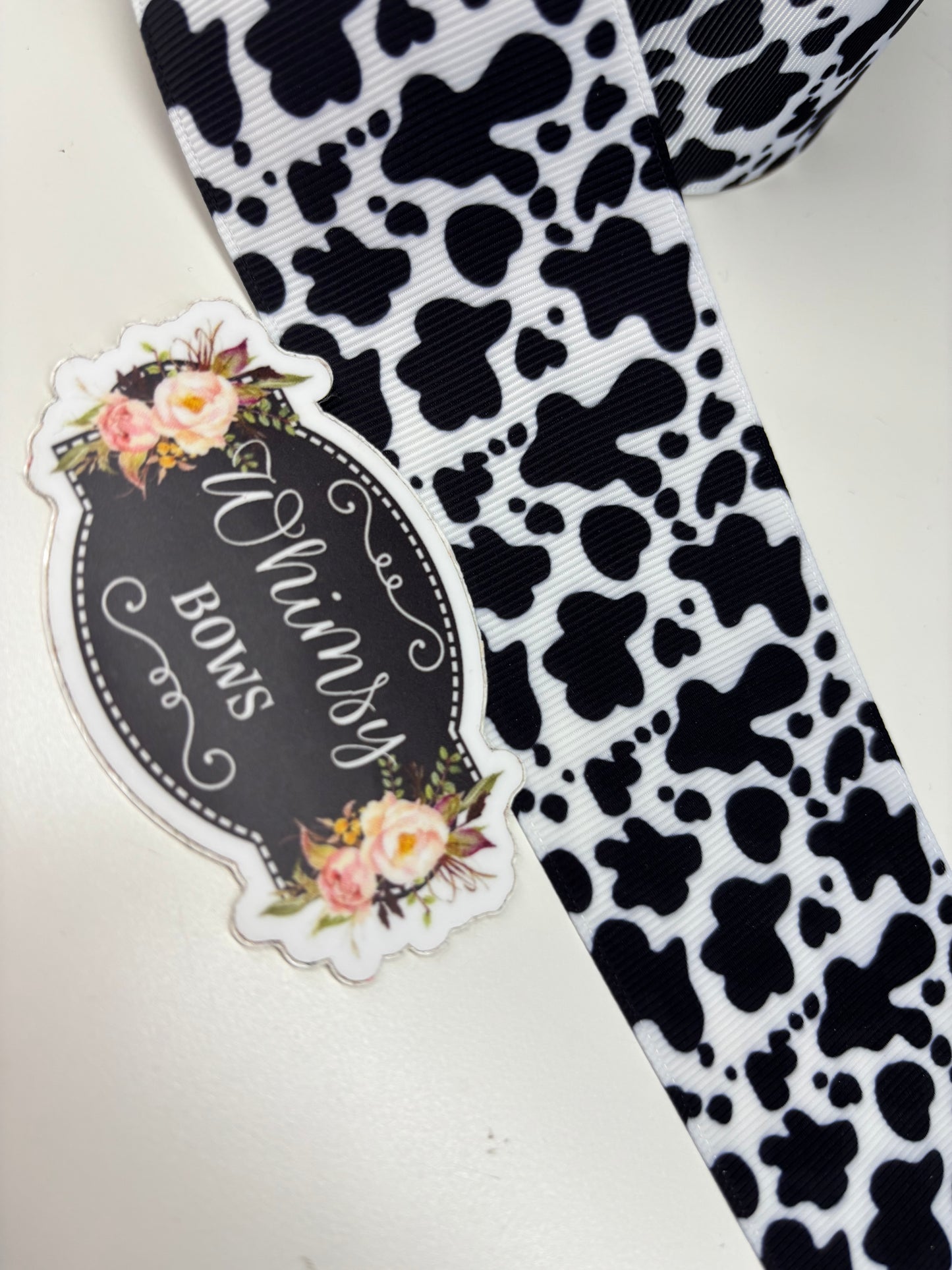 COW print 2 inch Ribbon