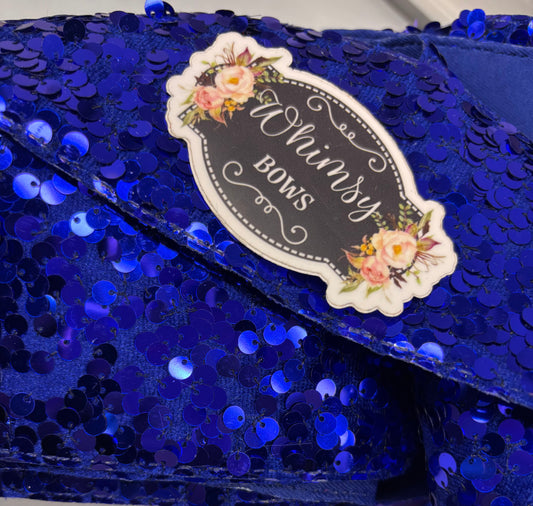 3 INCH ROYAL BLUE SEQUIN 36  inches