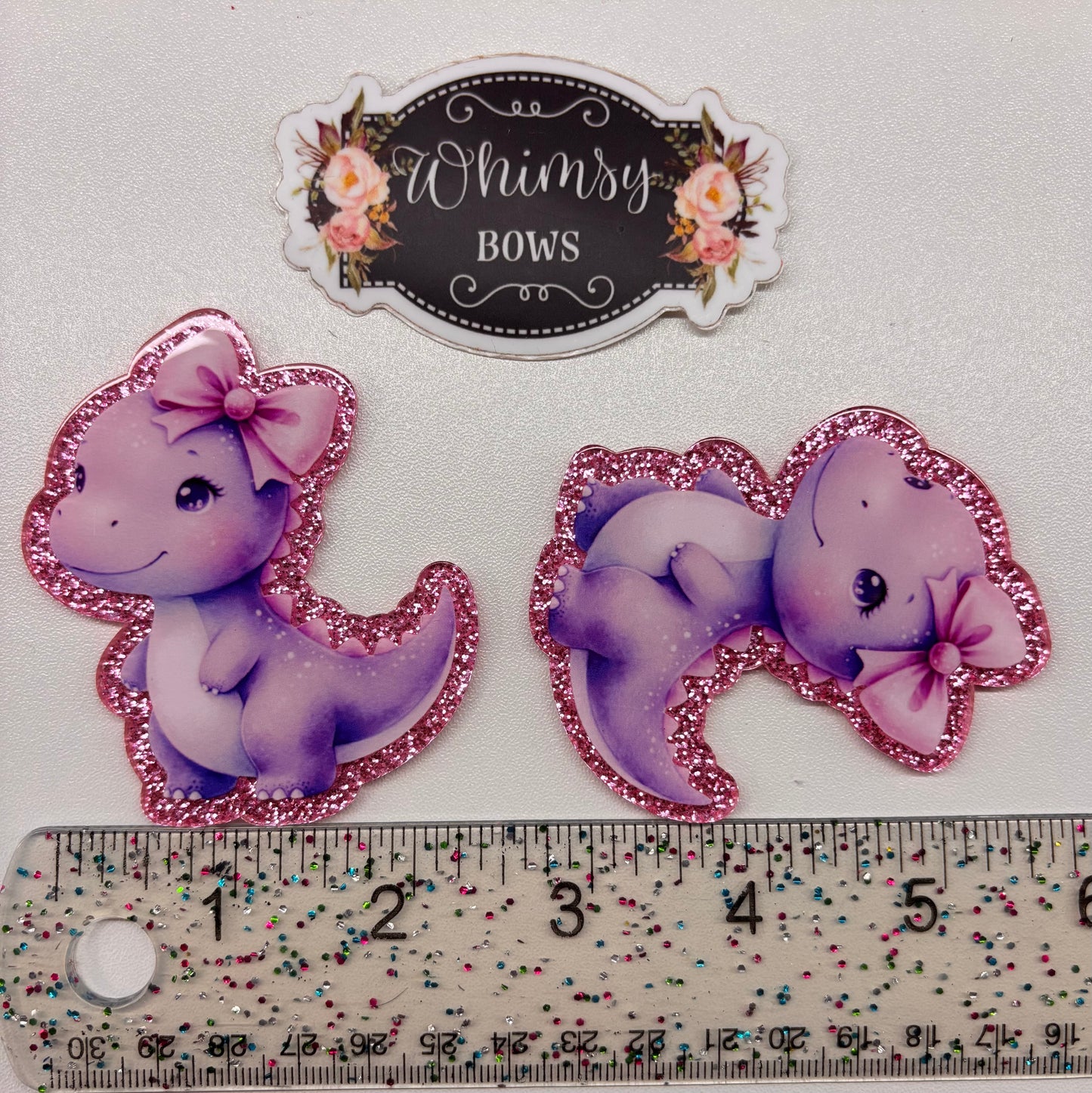 DINO GLITTER   Large Resin