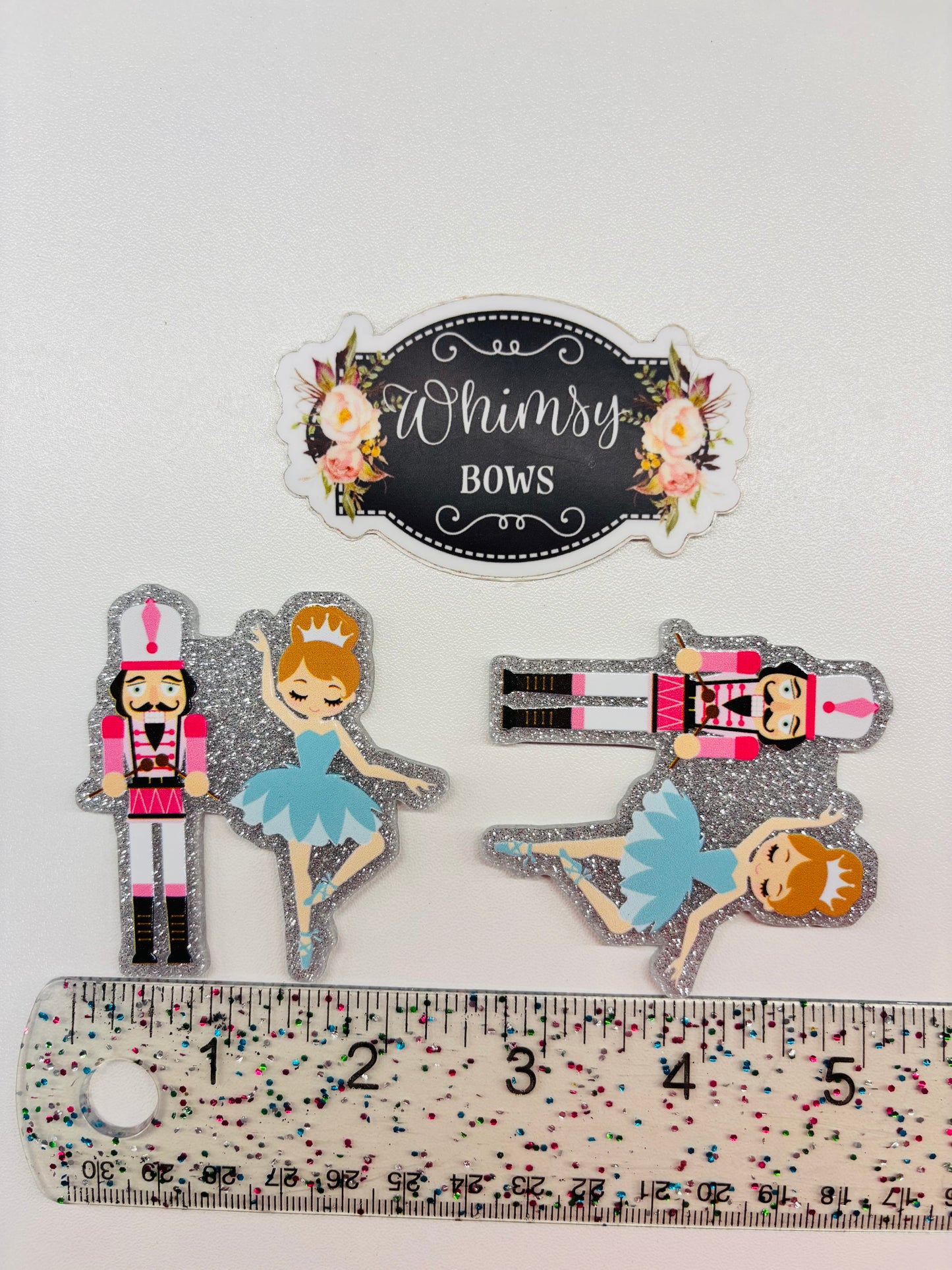 Nutcracker GLITTER   Large Resin