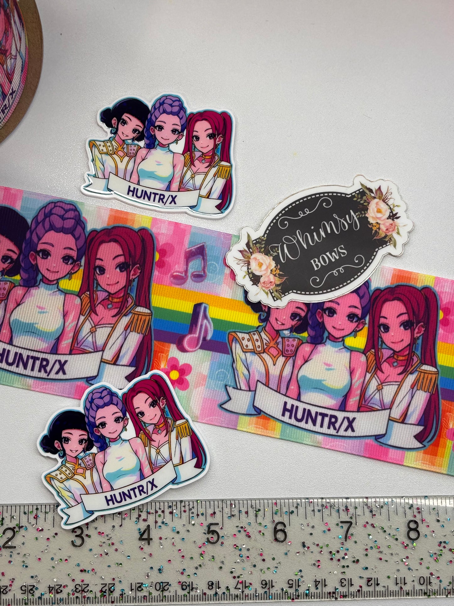 HUNTR/X  3 INCH RIBBON. DEMON HUNTERS