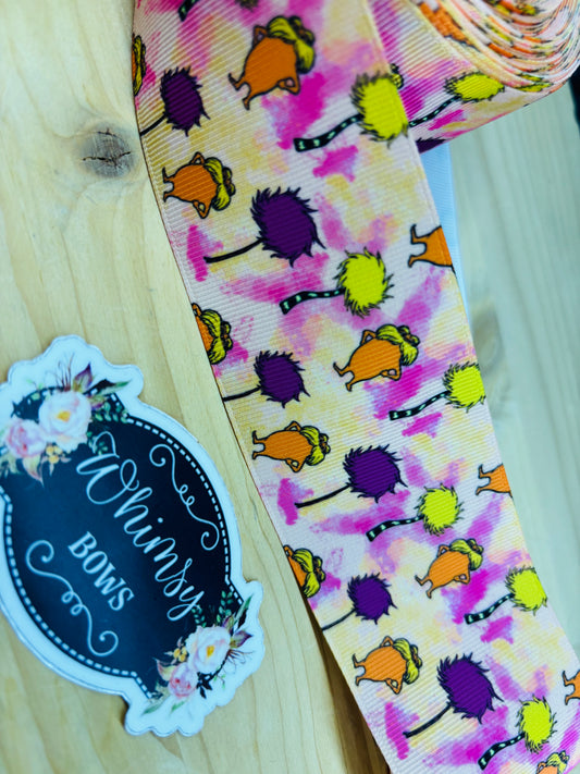 LORAX  3 inch GROSGRAIN RIBBON