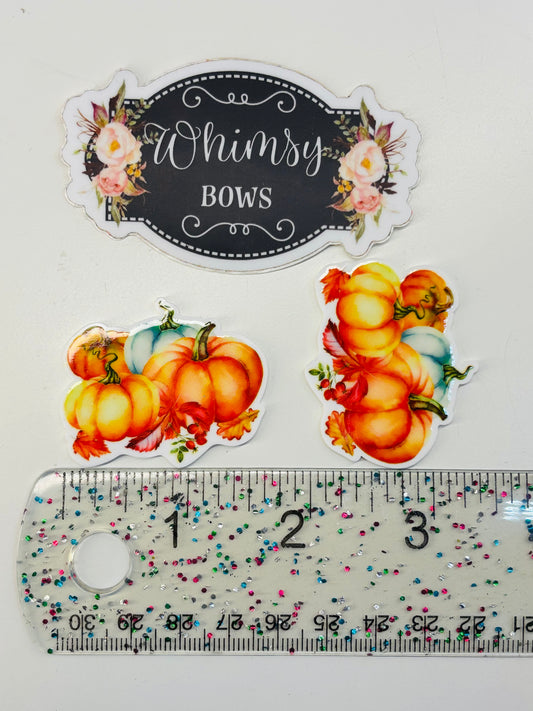 SALE FALL PUMPKINS RESIN SMALL