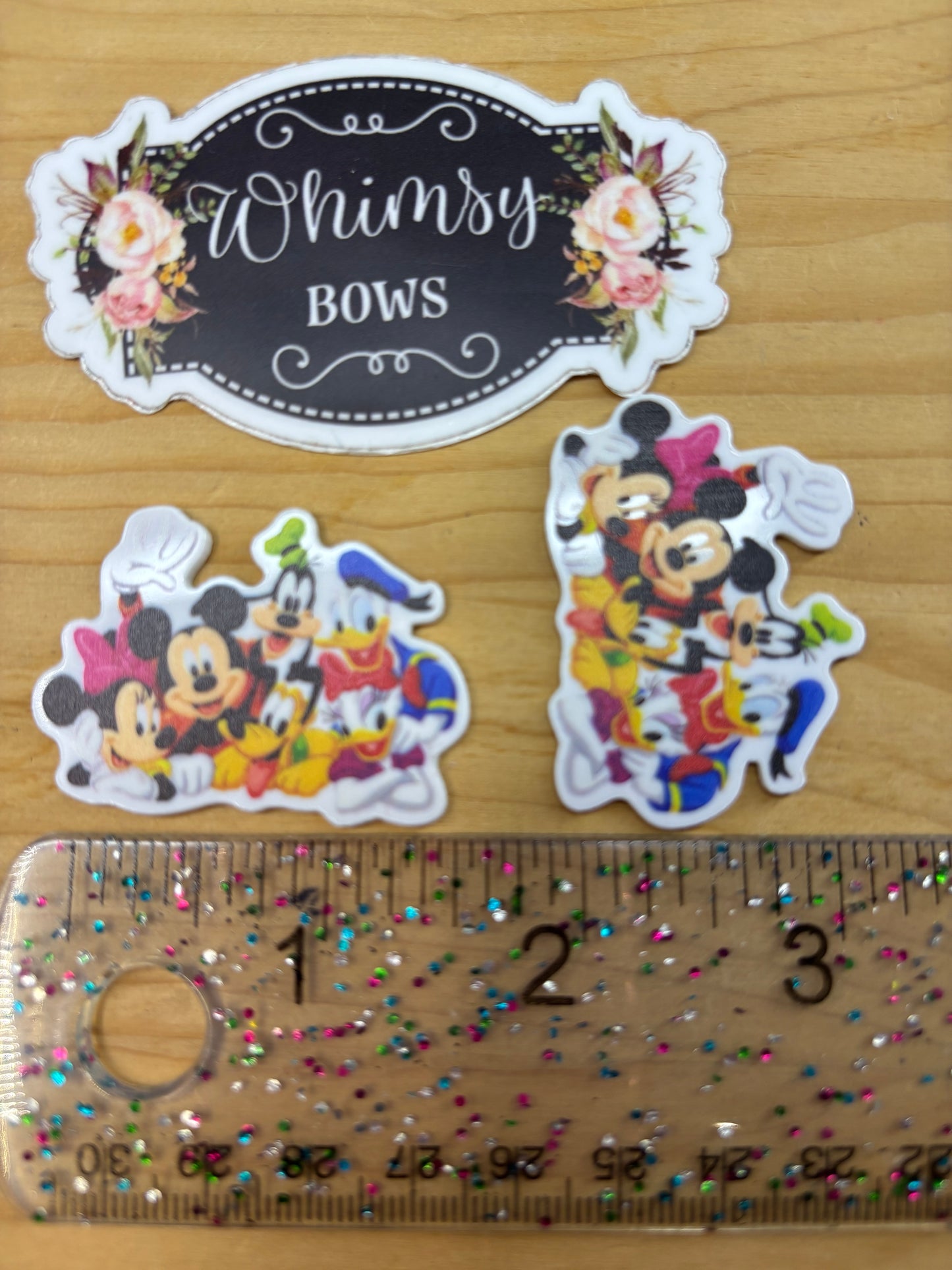 MICKEY AND FRIENDS RESIN SMALL