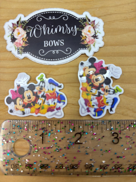 MICKEY AND FRIENDS RESIN SMALL