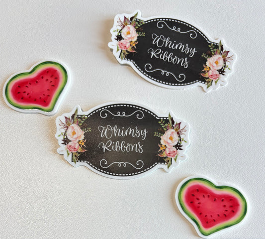 WATERMELON HEART SMALL RESIN