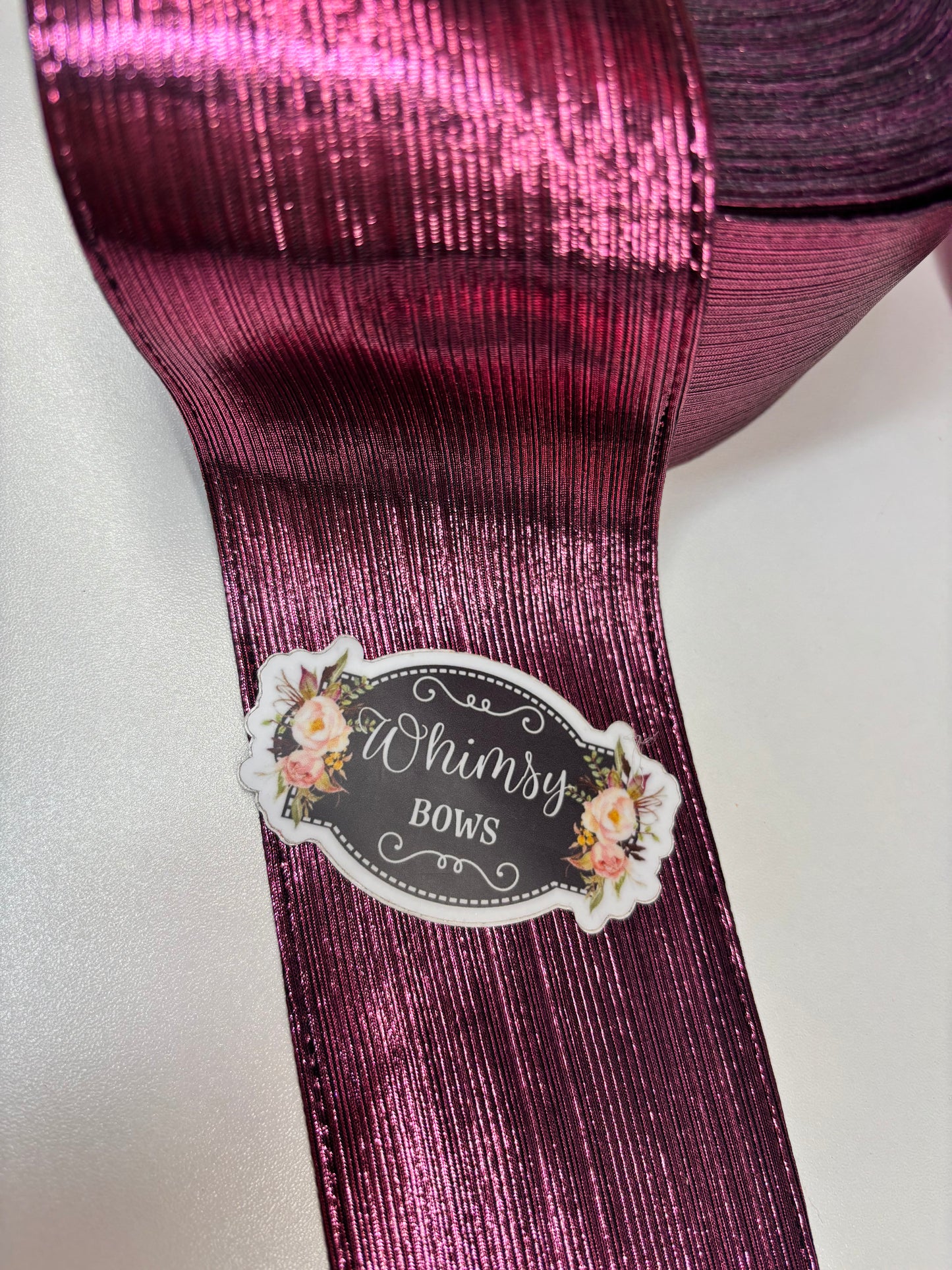 3 INCH WINE SOFT METALLIC