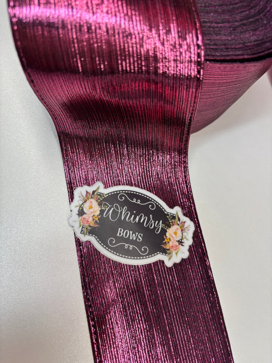 3 INCH WINE SOFT METALLIC