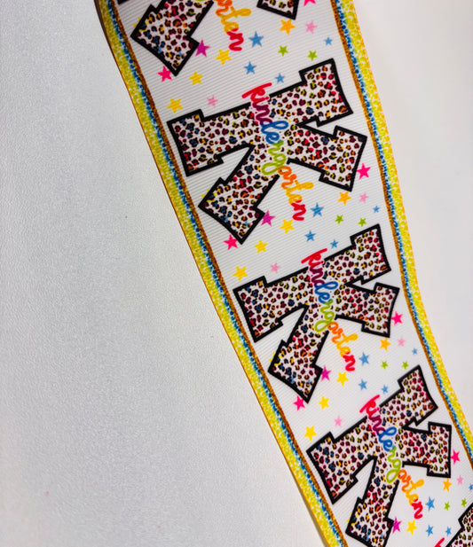 Kinder cheetah   3 INCH  RIBBON