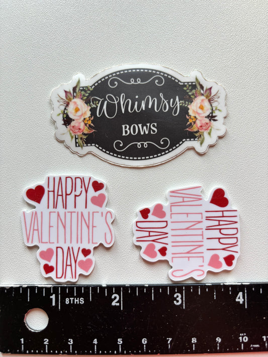 HAPPY VALENTINES DAY    RESIN SMALL