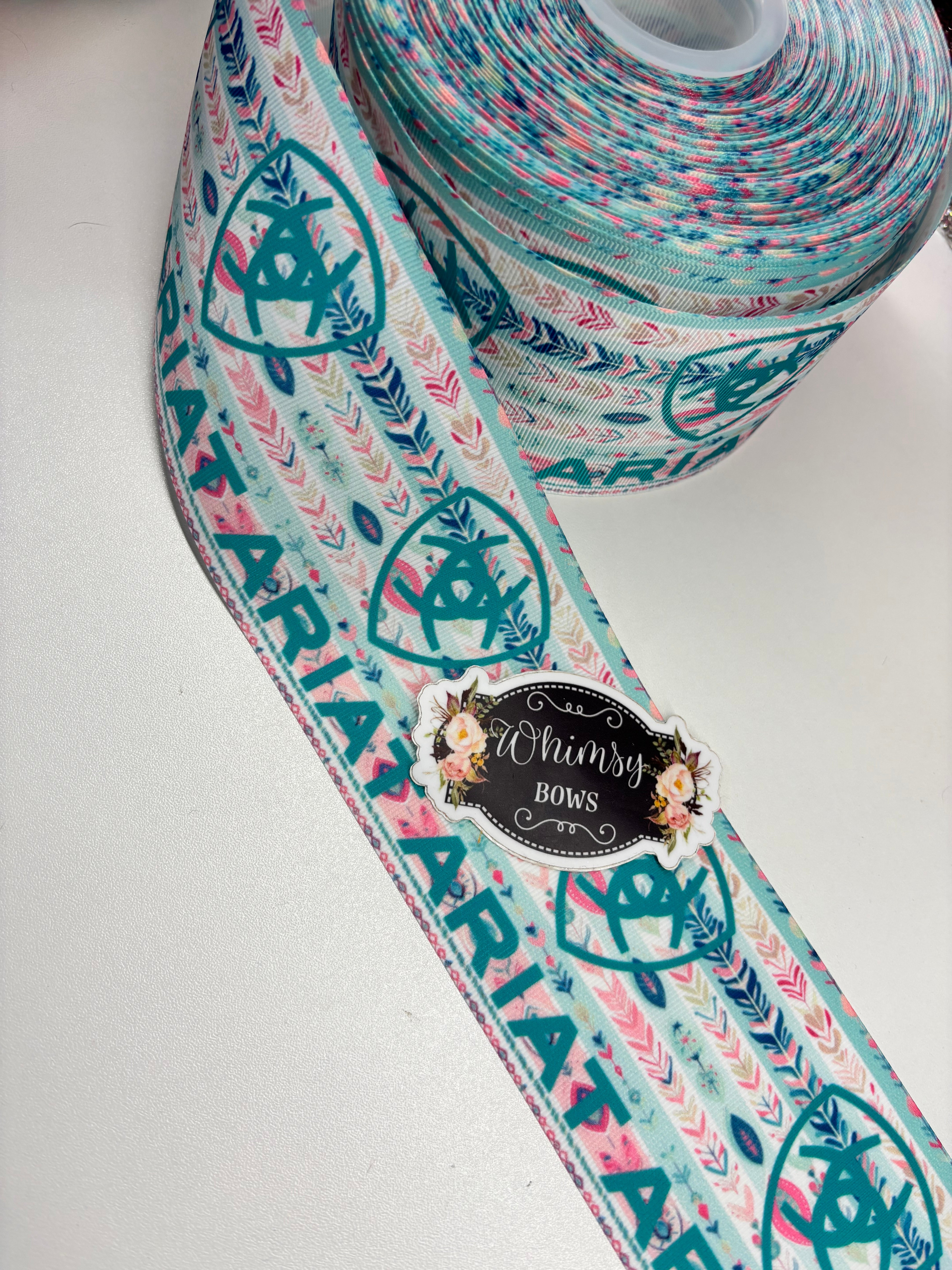 Ariat 3 inch GROSGRAIN RIBBON – Whimsy Ribbons and Bows