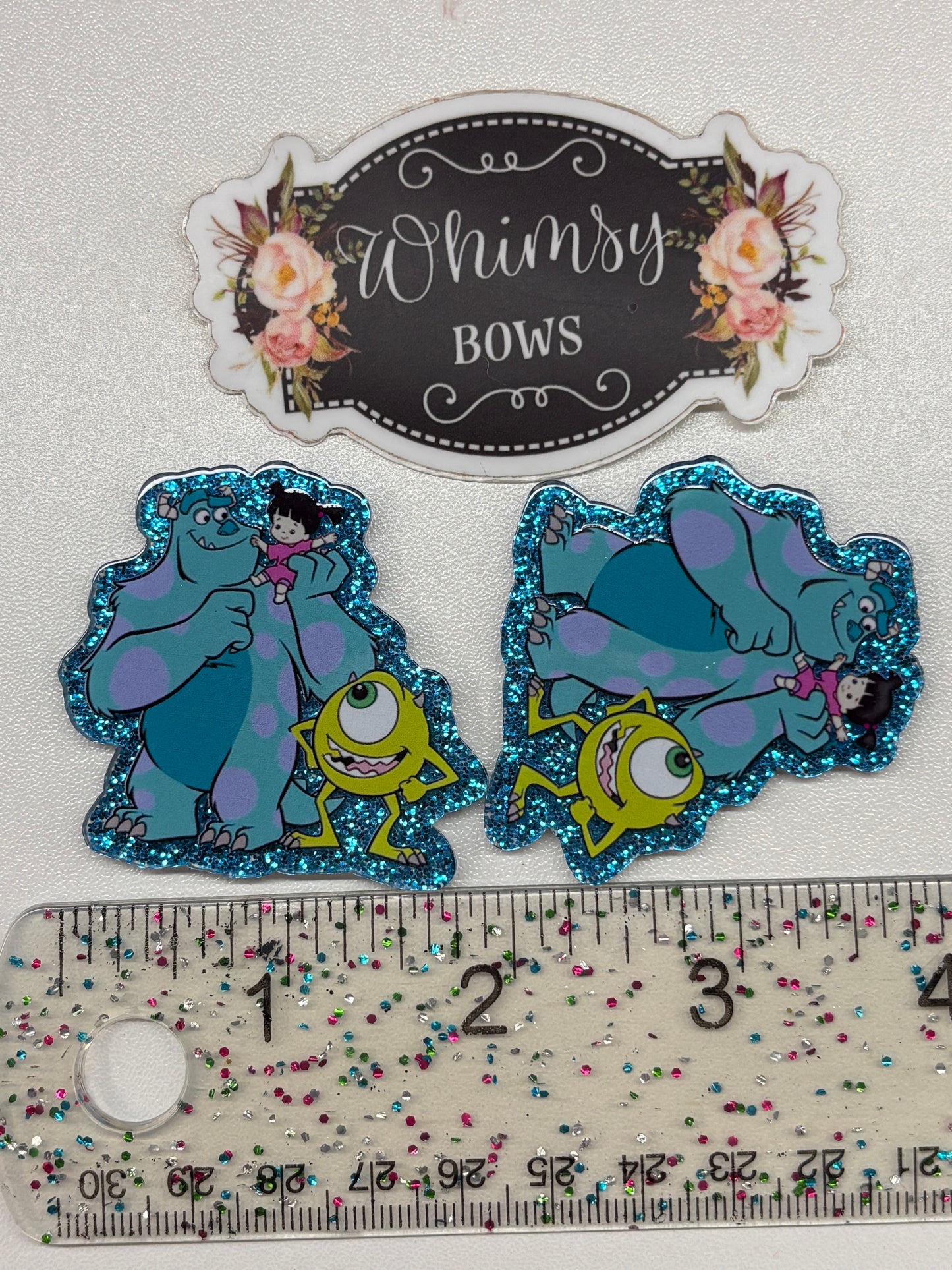 MONSTERS INC SMALL GLITTER Resin