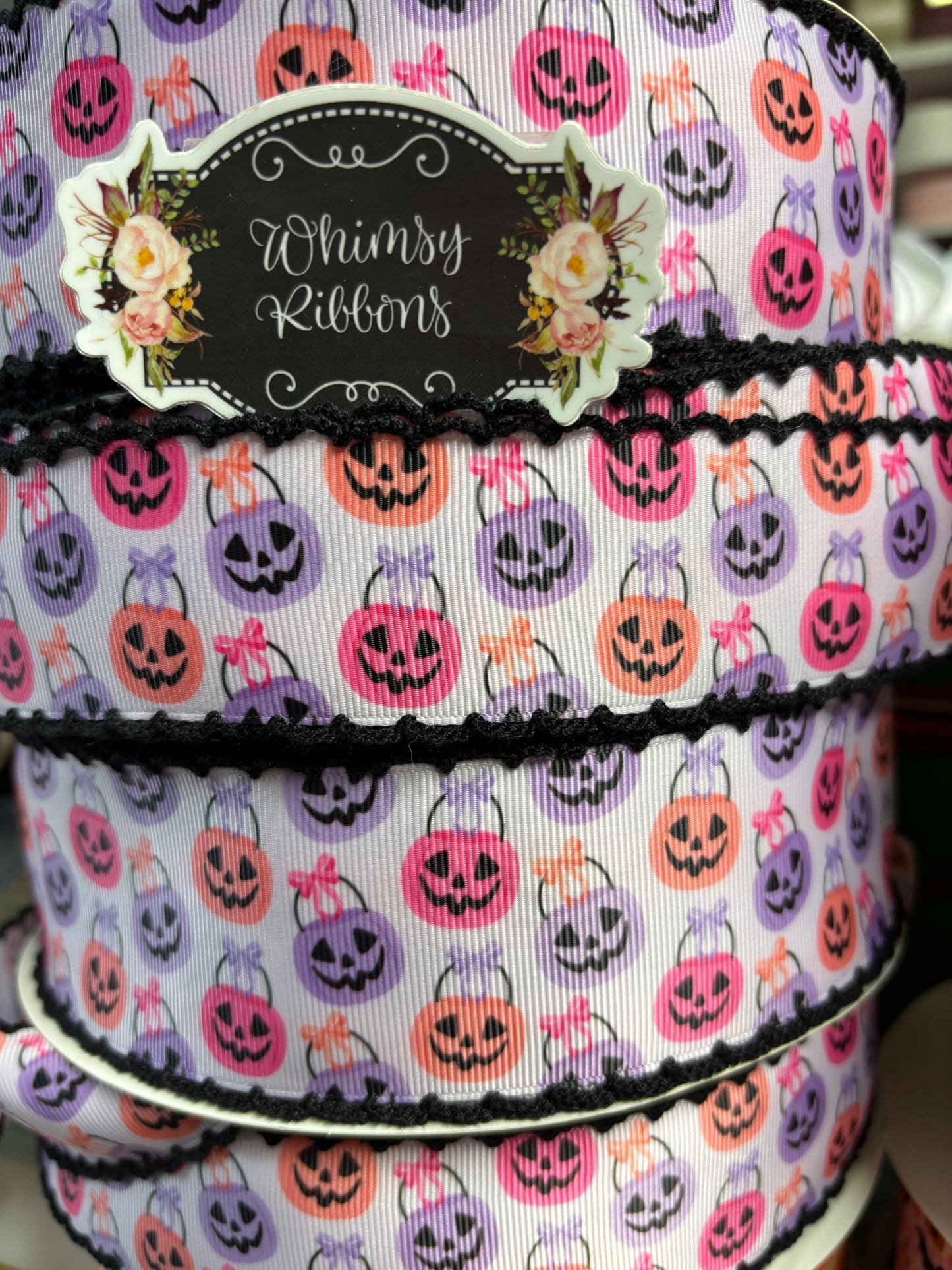 2 INCH JACK O LANTERN CANDY BUCKETS MOONSTICH