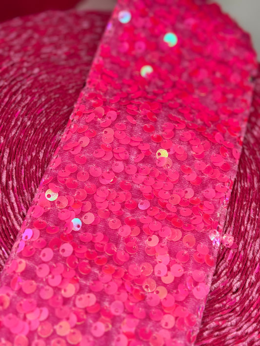 3 INCH SHOCKING SEQUIN 36  inches