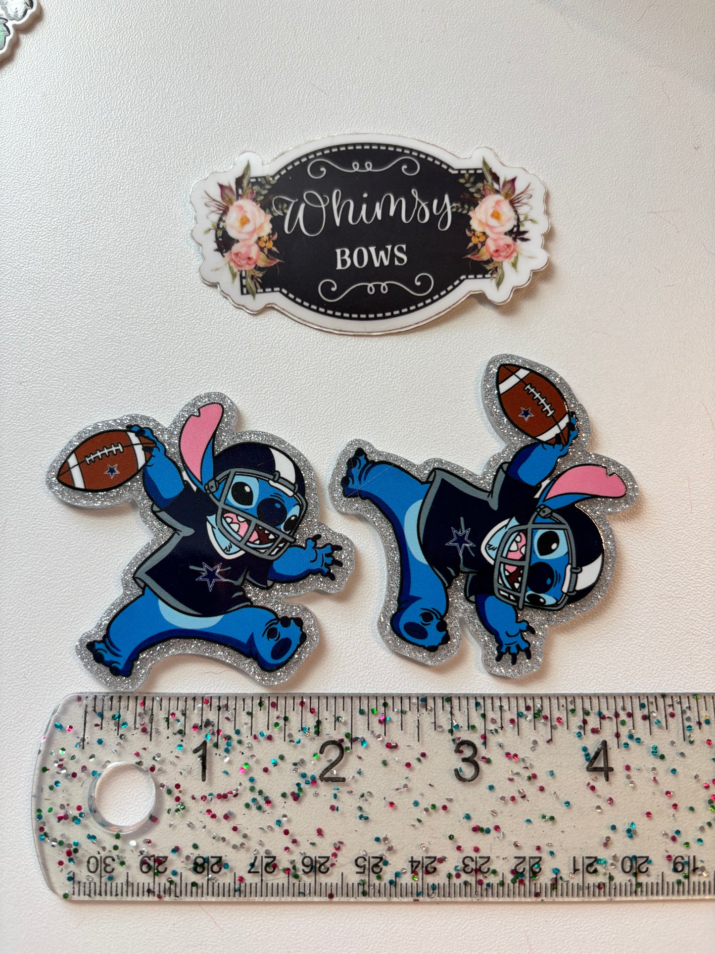 STITCH DALLAS  GLITTER Large Resin