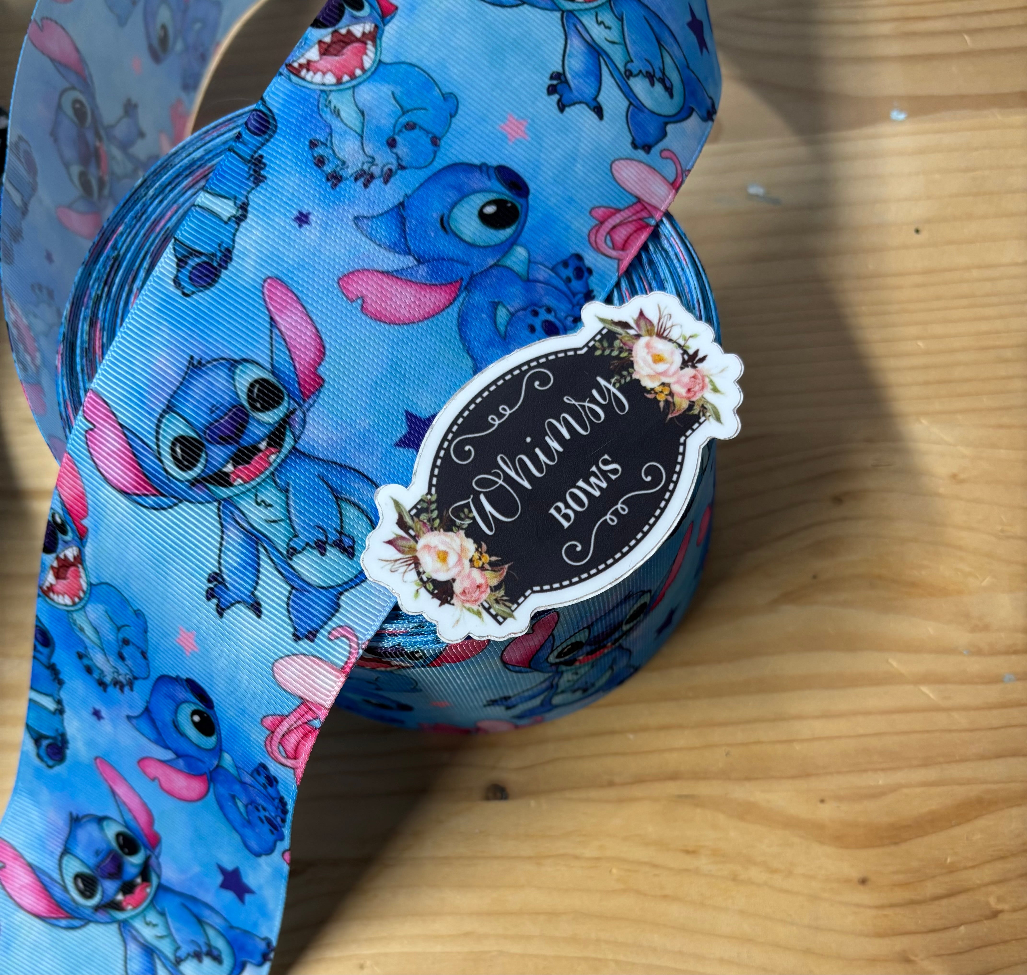 3 inch STITCH GROSGRAIN RIBBON – Whimsy Ribbons and Bows