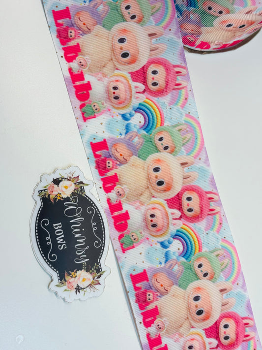LABUBU 3 inch GROSGRAIN RIBBON