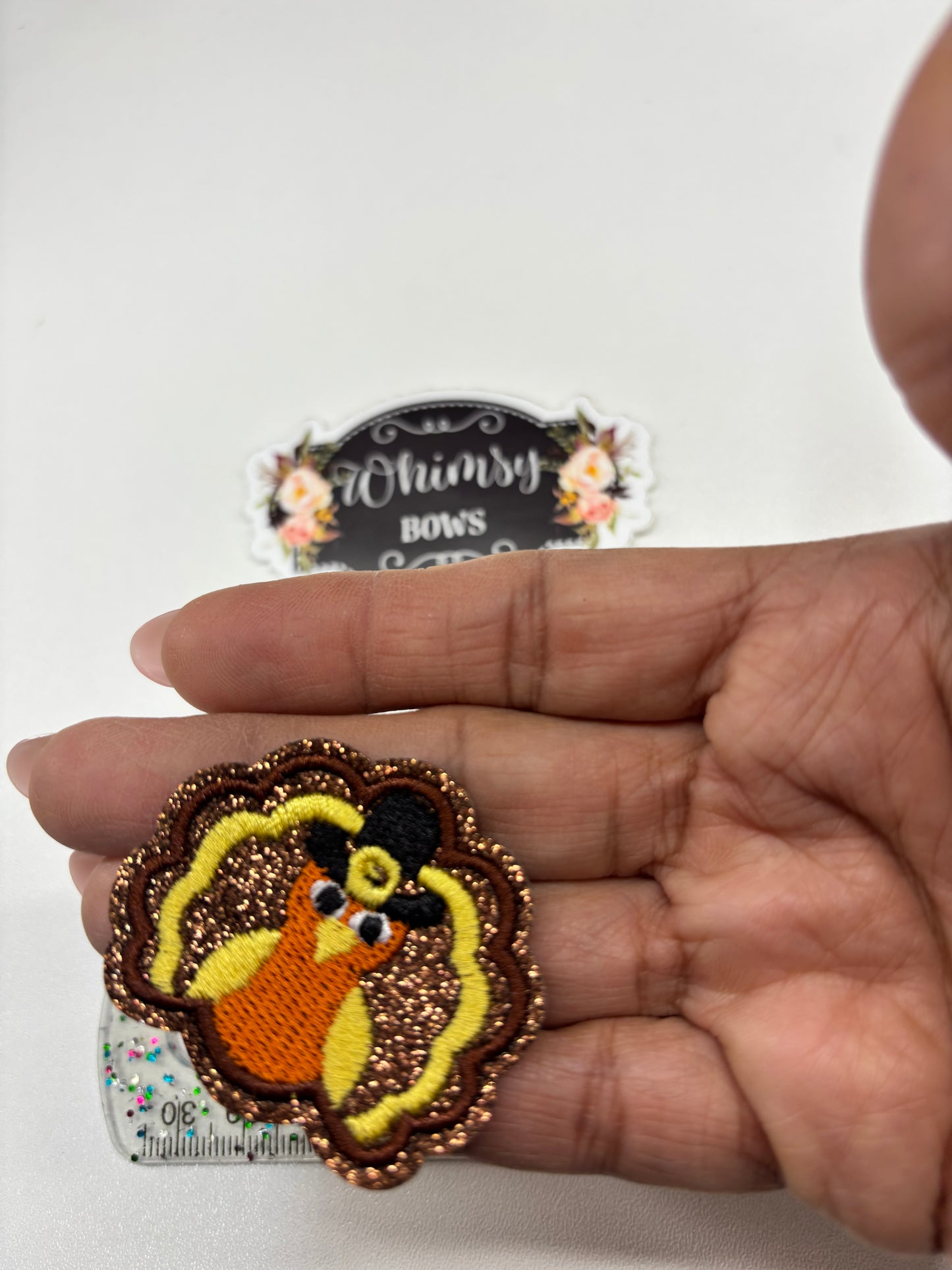 TURKEY  PATCH - bow center