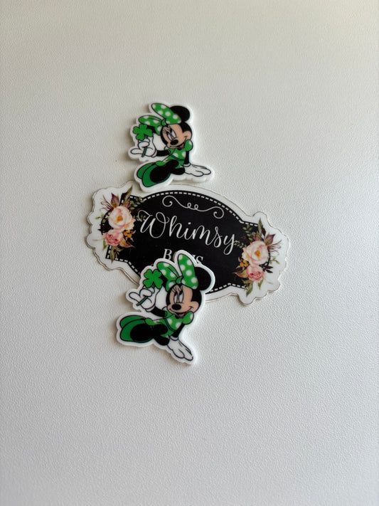 Minnie st Patrick's day   small  Resin