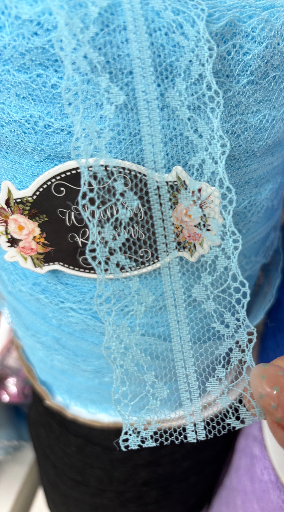 1.5 inch LACE 7 colors total of 14 yards