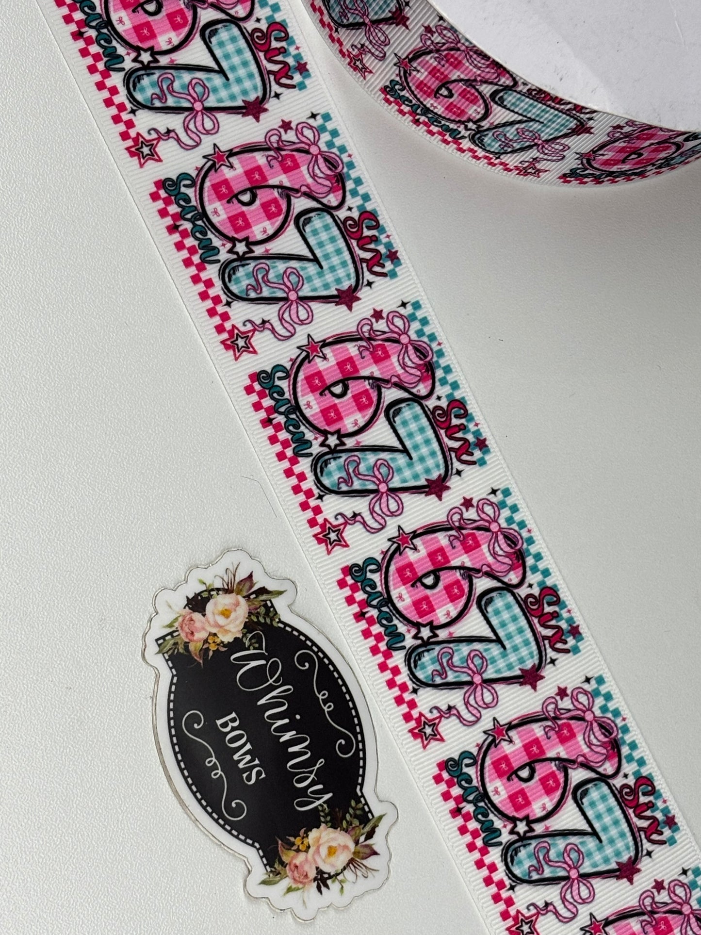 6 7 SIX SEVEN 2 inch Ribbon