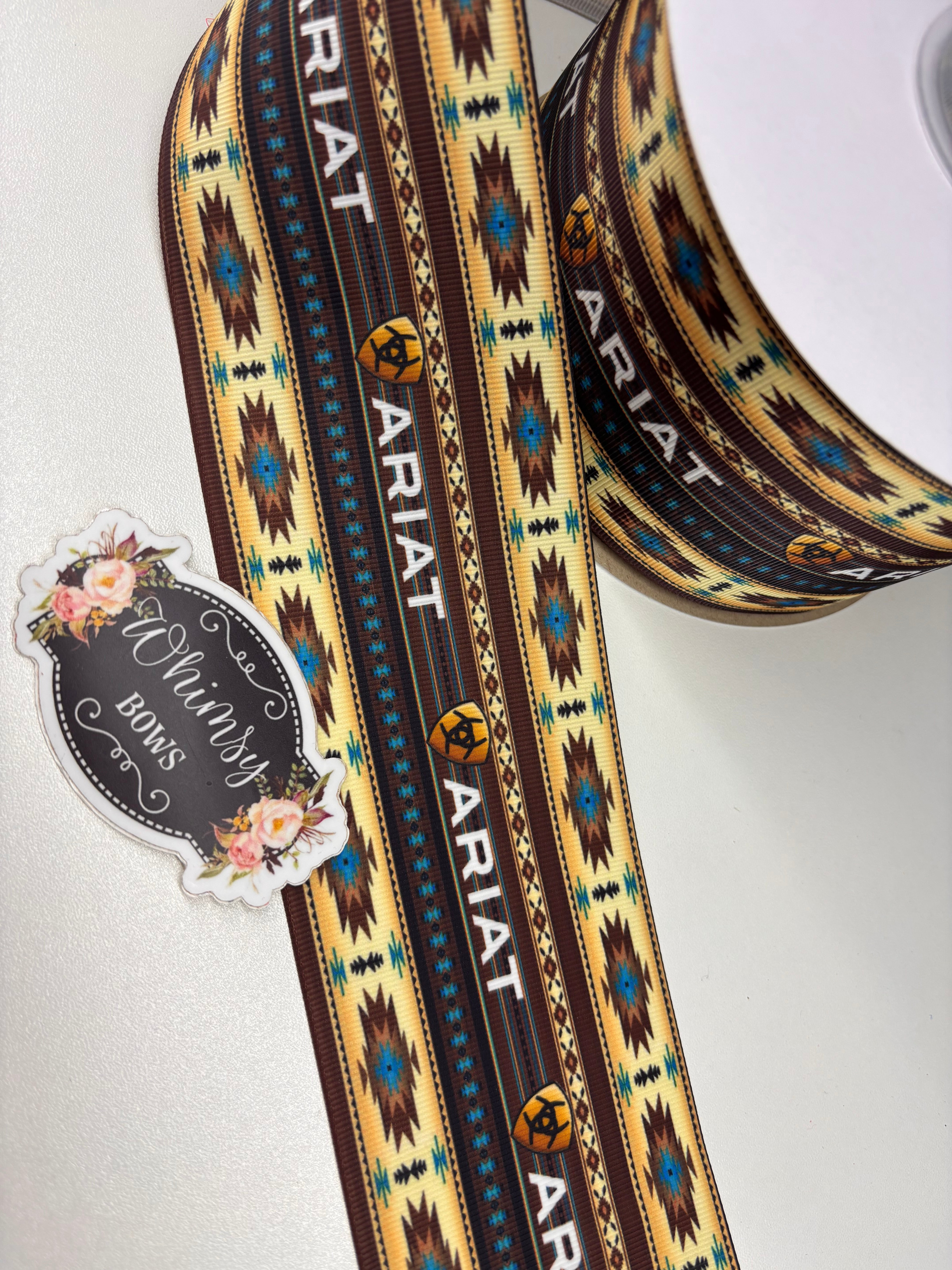 ARIAT 3 INCH RIBBON – Whimsy Ribbons and Bows