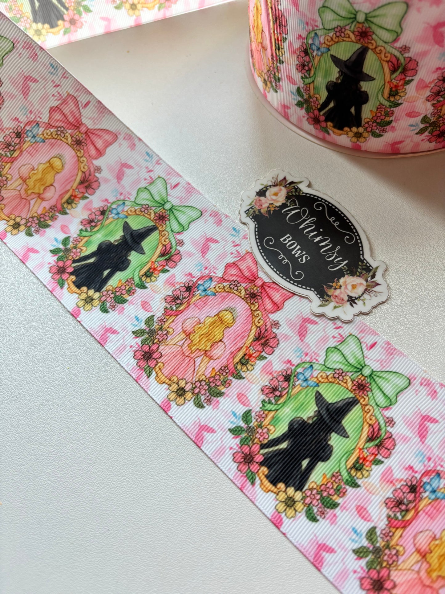 2 INCH WICKED FLORAL ELPHABA GLINDA