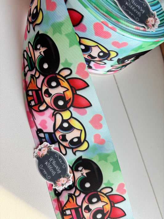 POWER PUFF GIRLS 3 INCH RIBBON