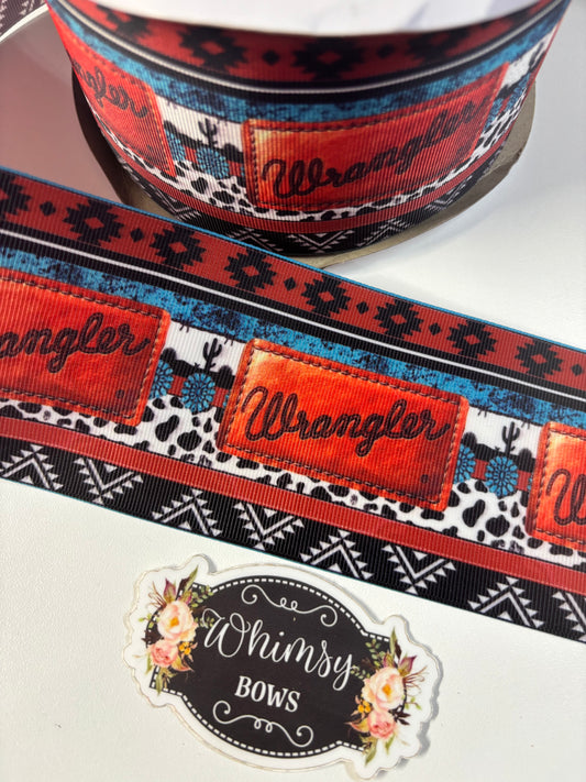 WRANGLER GROSGRAIN RIBBON