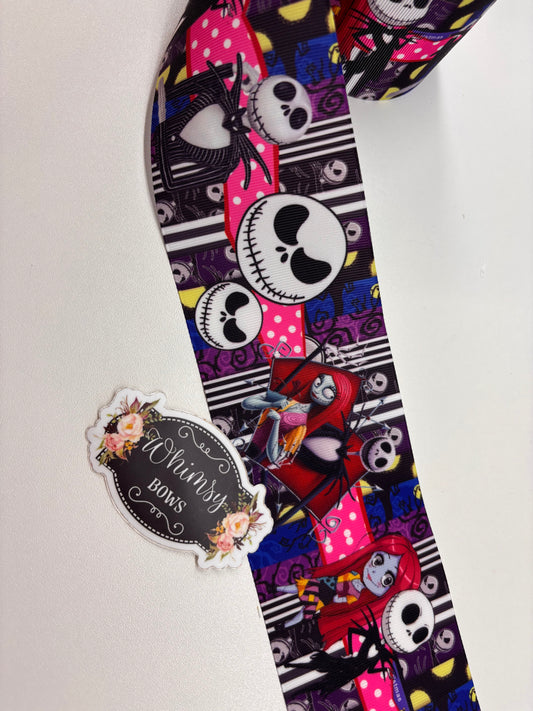 JACK AND SALLY 3 INCH  RIBBON