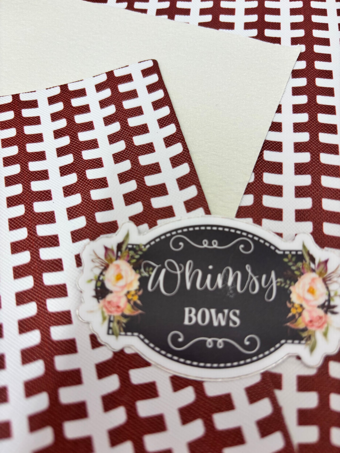 Faux soft sheet Football laces