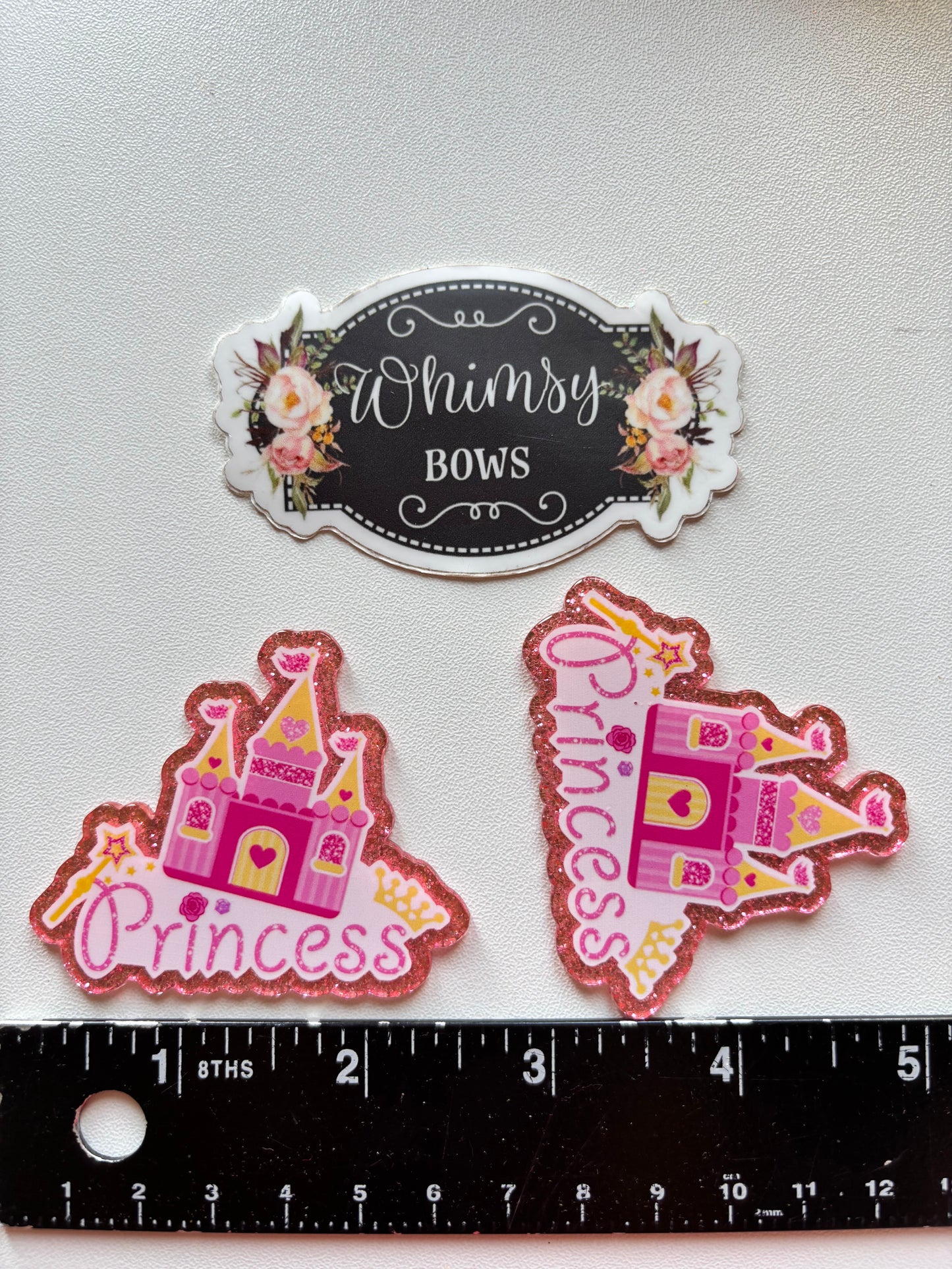 PRINCESS LARGE GLITTER RESIN