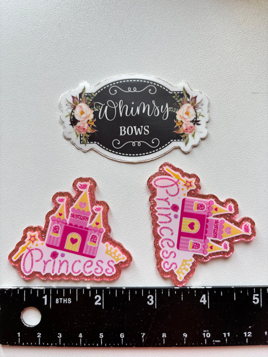 PRINCESS LARGE GLITTER RESIN